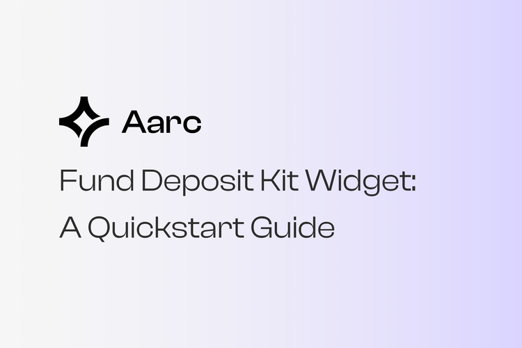 Fund Deposit Kit Widget: A Quickstart Guide