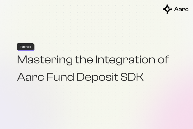 Mastering the Integration of Aarc Fund Deposit SDK